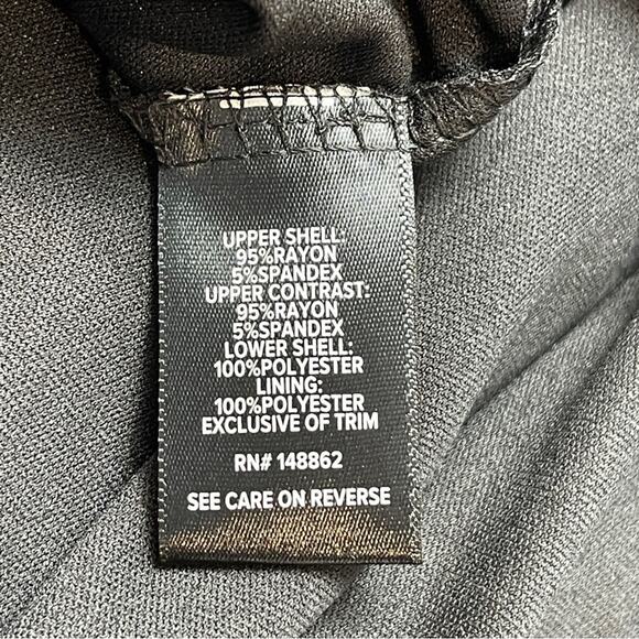 Torrid Black Sequin Chiffon Skater Midi Dress Size 18 NWT - Picture 10 of 13